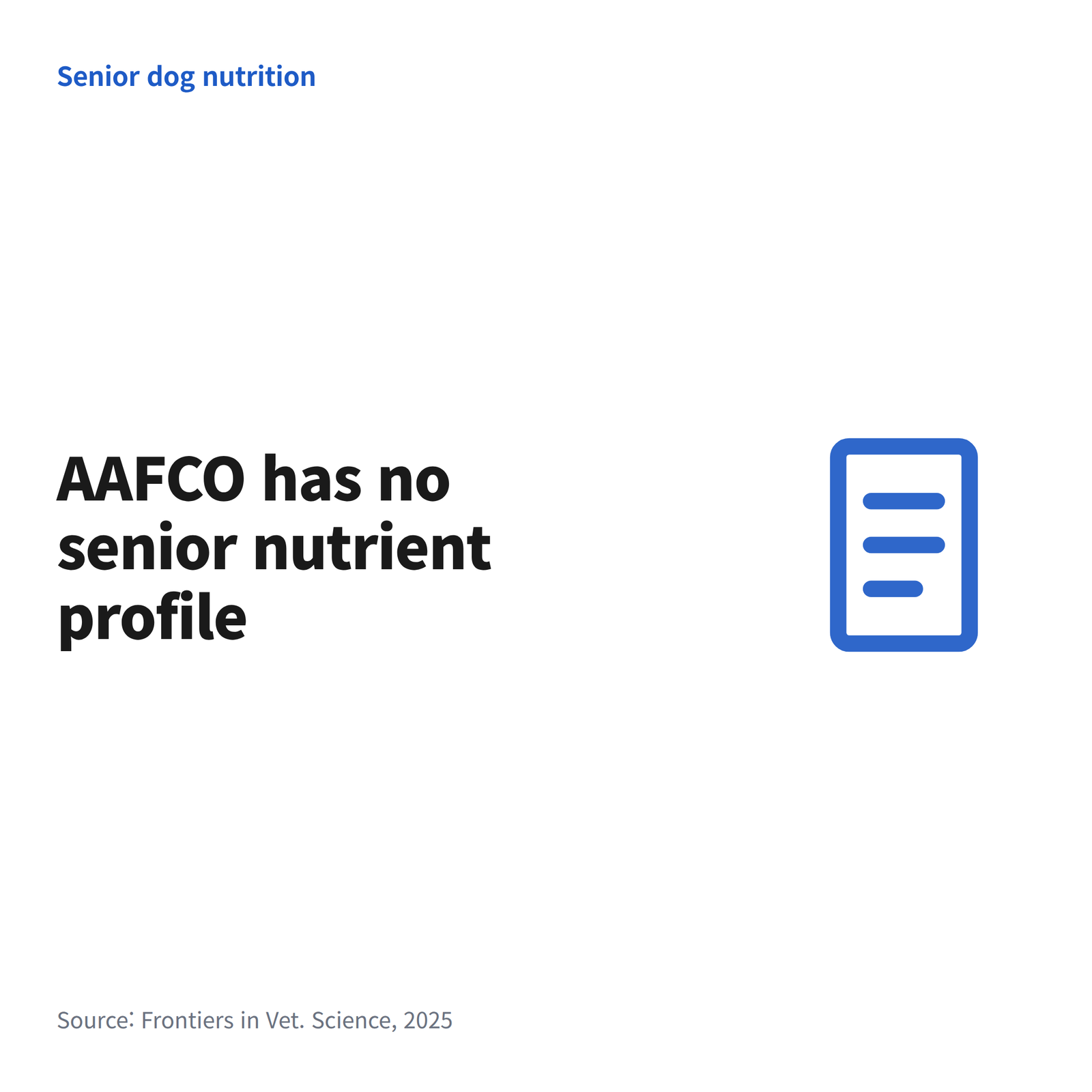image Banner on the missing senior nutrient profile