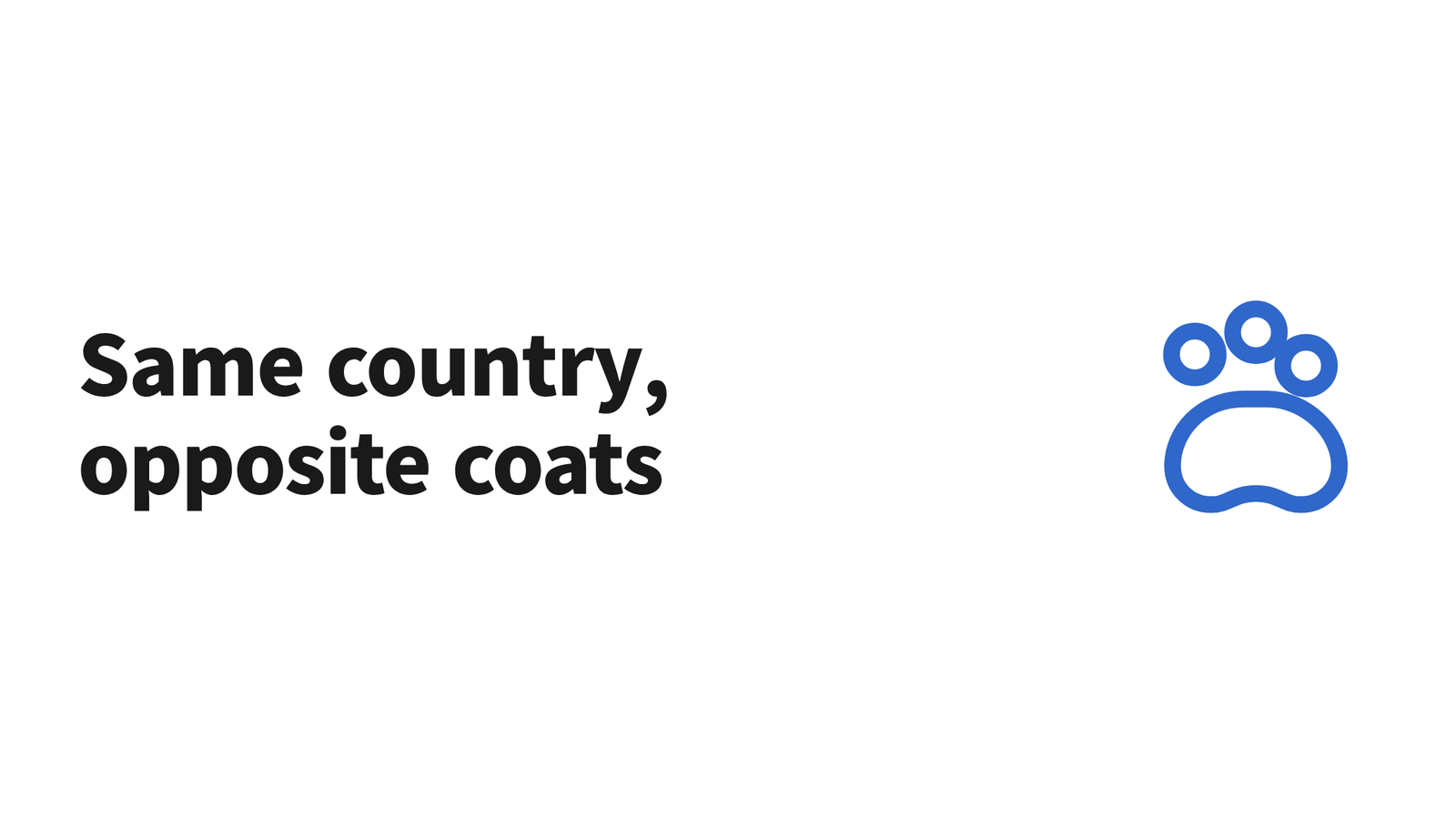 Title card reading Same country, opposite coats, for a Silky Terrier and Australian Terrier coat comparison